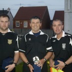 ANDREW BOTHA, GARY HARGREAVES, KEN SHORT DAIRY LANE DENTAL PRACTICE CUP OFFICIALS