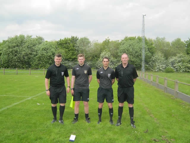 Match officials Joe Holborn Memorial Cup Final 2013-2014